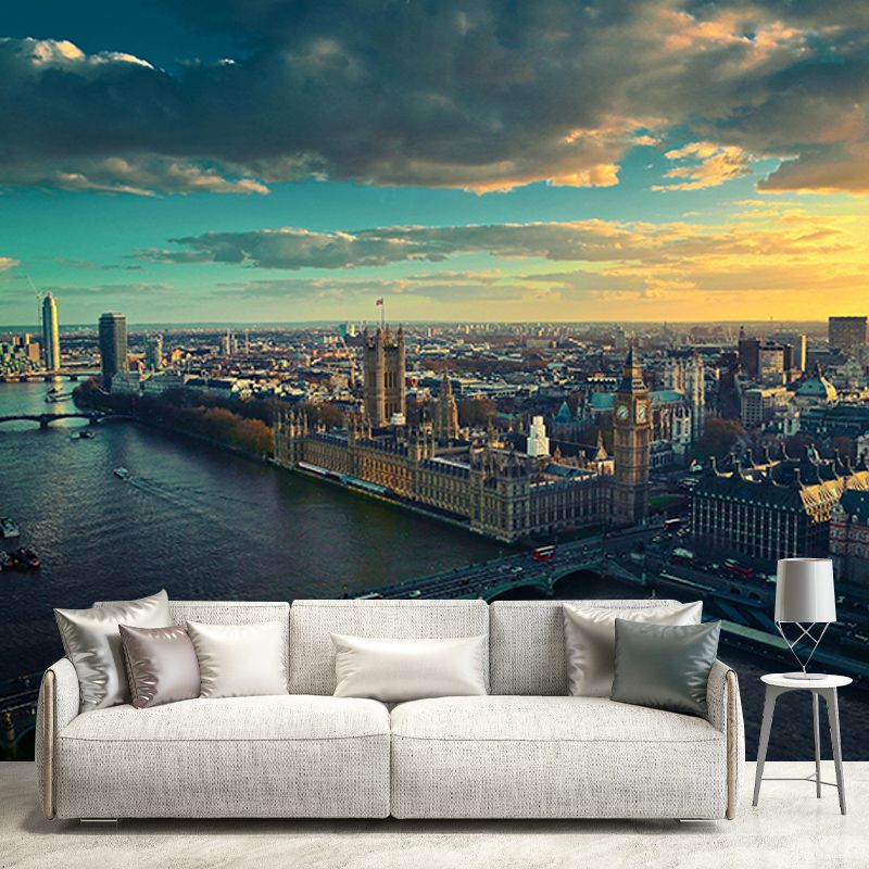 Decorative Photography Mural Wallpaper Urban Landscape Indoor Wall Mural