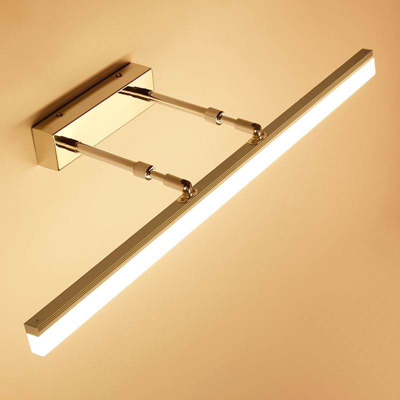 Luz de espejo LED lineal extensible Simplicidad acrílica Iluminación montada en la pared