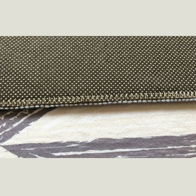 Tapis de médaillon marocain de tapis multicolore Tapis de support sans glissement pour salon