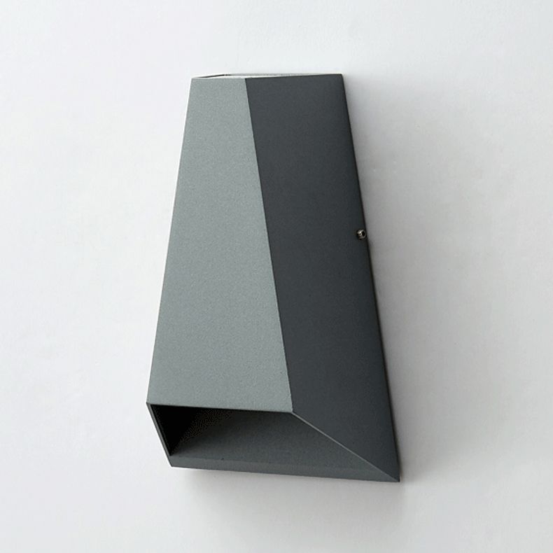 Contemporáneo de pared geométrica de metal LED dos luz de lavado de pared ligera para sala de estar