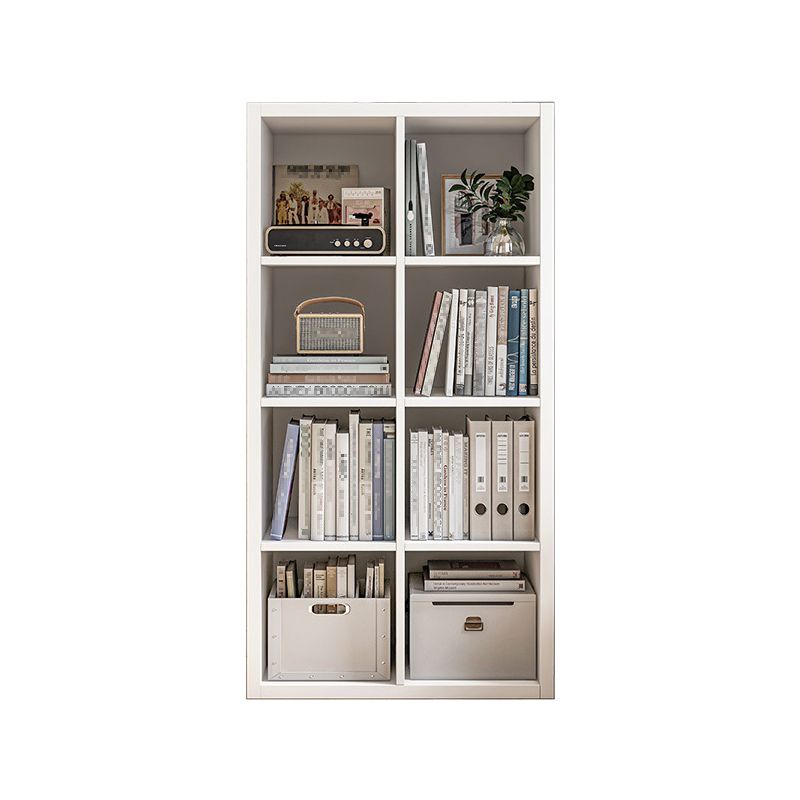 Modern Closed Back Bookcase Engineered Wood Bookshelf with Shelves for Home Office