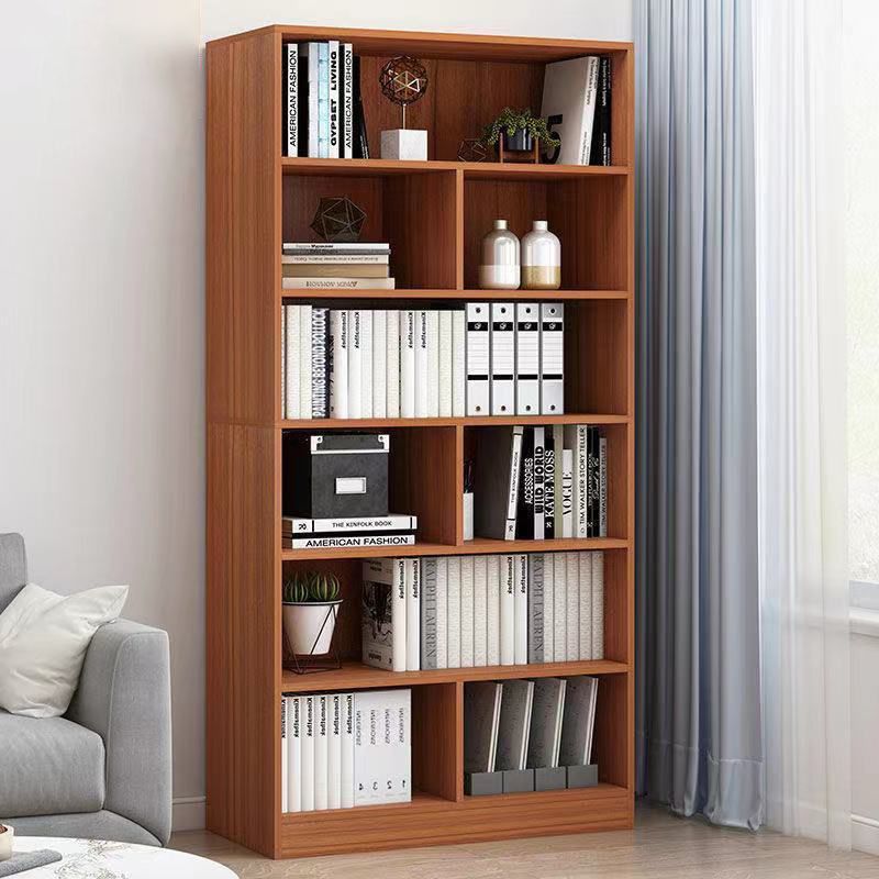 Closed Wooden Bookcase Modern Home Bedroom Living Room Standard Bookshelf