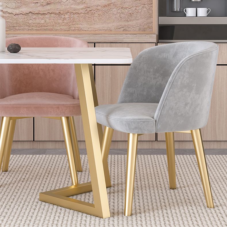 Modern Rectangle Shape White Dining Set Standard Sintered Stone Top Dining Set for Kitchen