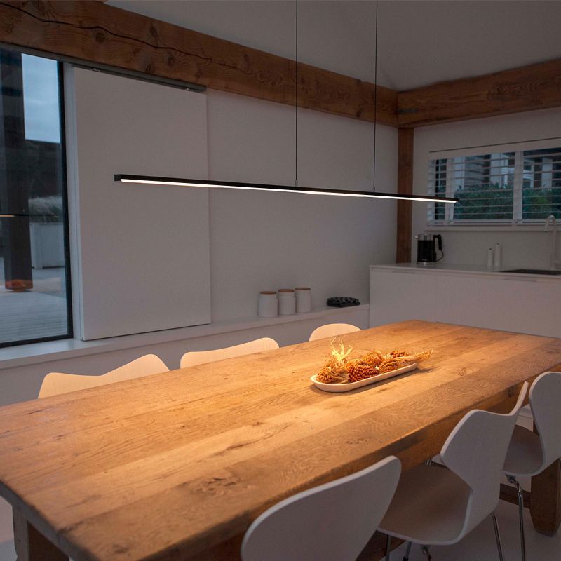 Contemporary Kitchen Pendant Lights Linear Island Lighting Island Ceiling Light