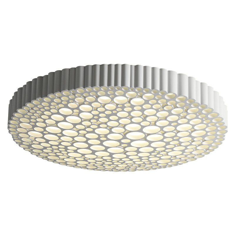 Metal Circles Flushmount Lighting Creative Simple LED Ceiling Light Fixture for Bedroom