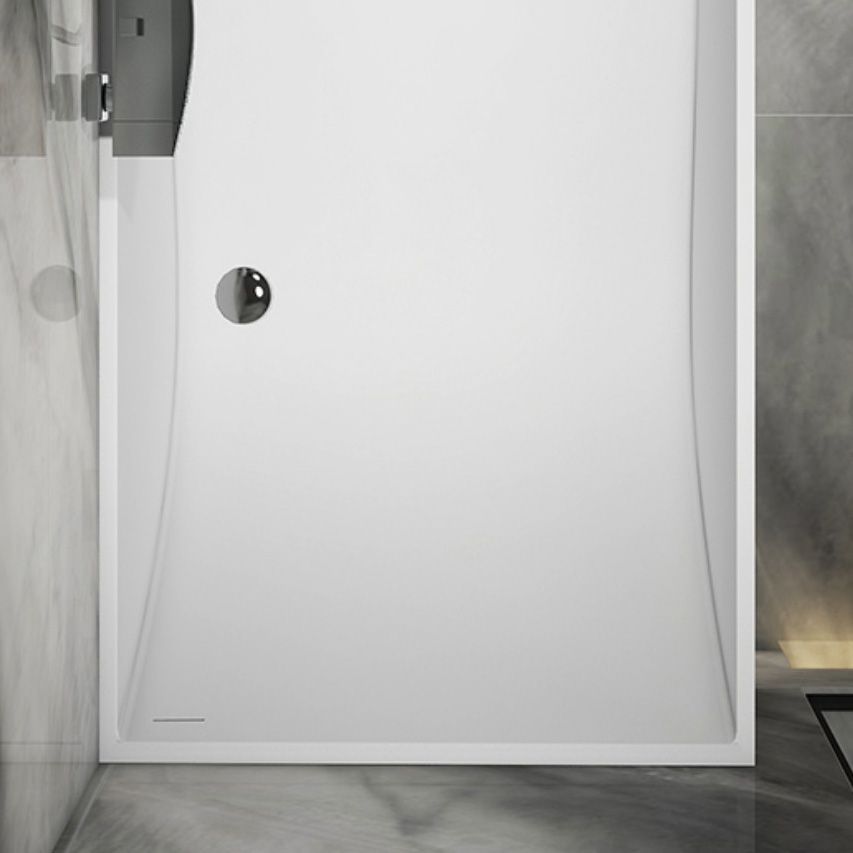 Flat Bottom Rectangular Bathtub Antique Finish Modern Bath Tub