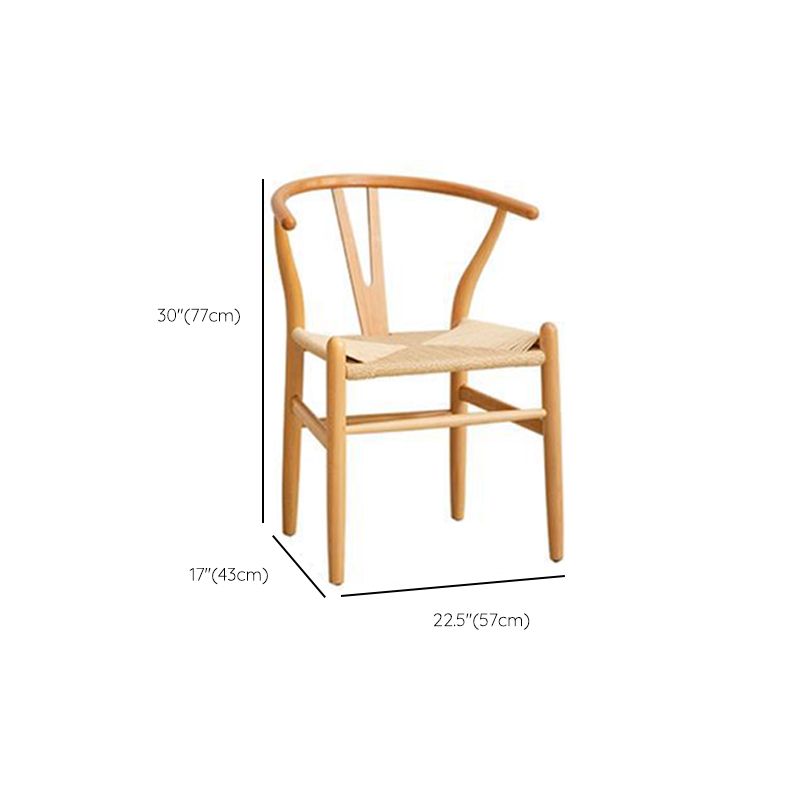 Modern 1/2/5 Pieces Dining Set Solid Wood Rectangle Dining Table Set in Natural