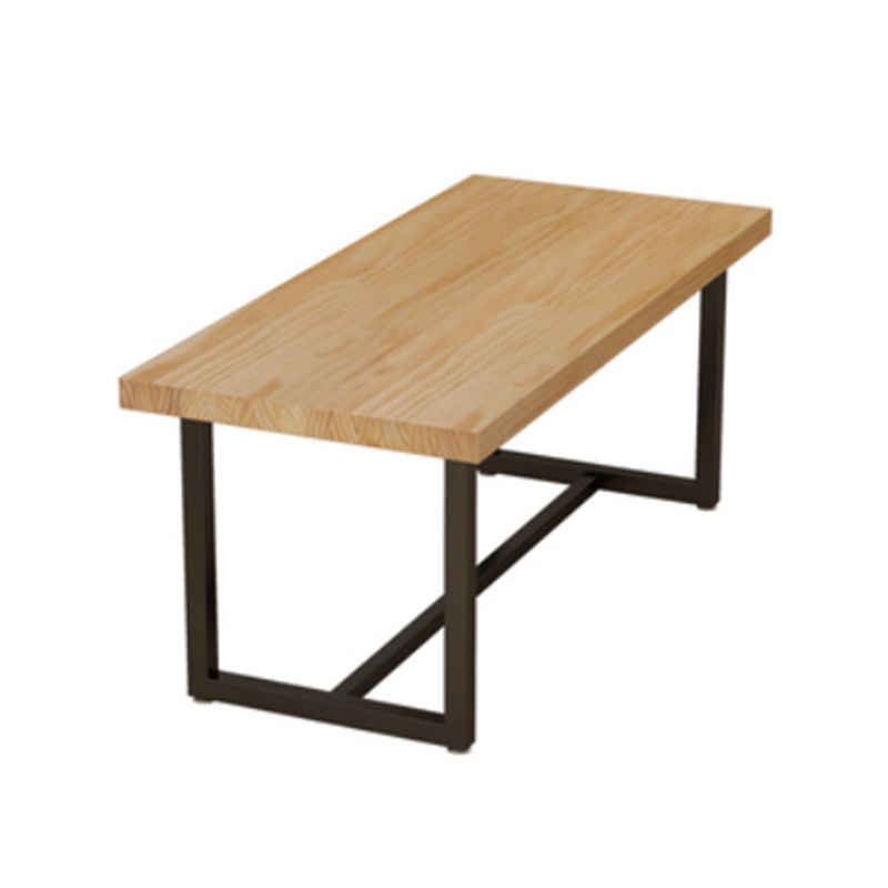 1/2/5 Pcs Solid Wood Dinette Set Industrial Style Dining Set with Rectangle Table