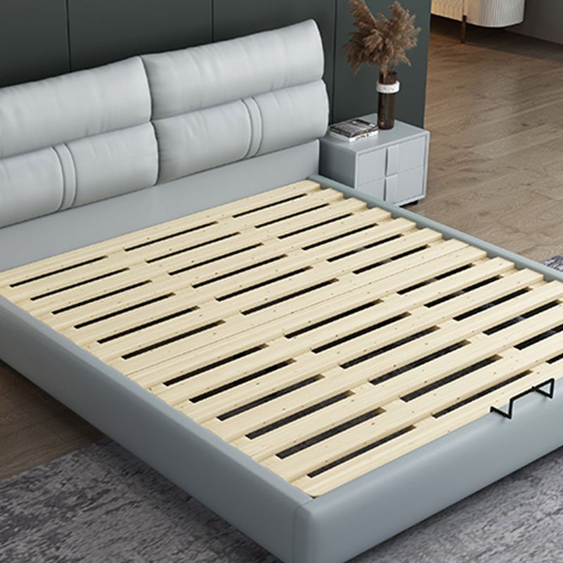 Mattress Included Platform Bed Frame Upholstered Headboard Platform Bed