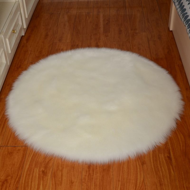 Tapis de couleur unie calmatrice multi-couleurs moelleux tapis de tapis moquette non glip