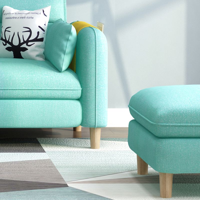 Contemporary Sewn Pillow Back Standard 3-seater Stationary Sofa
