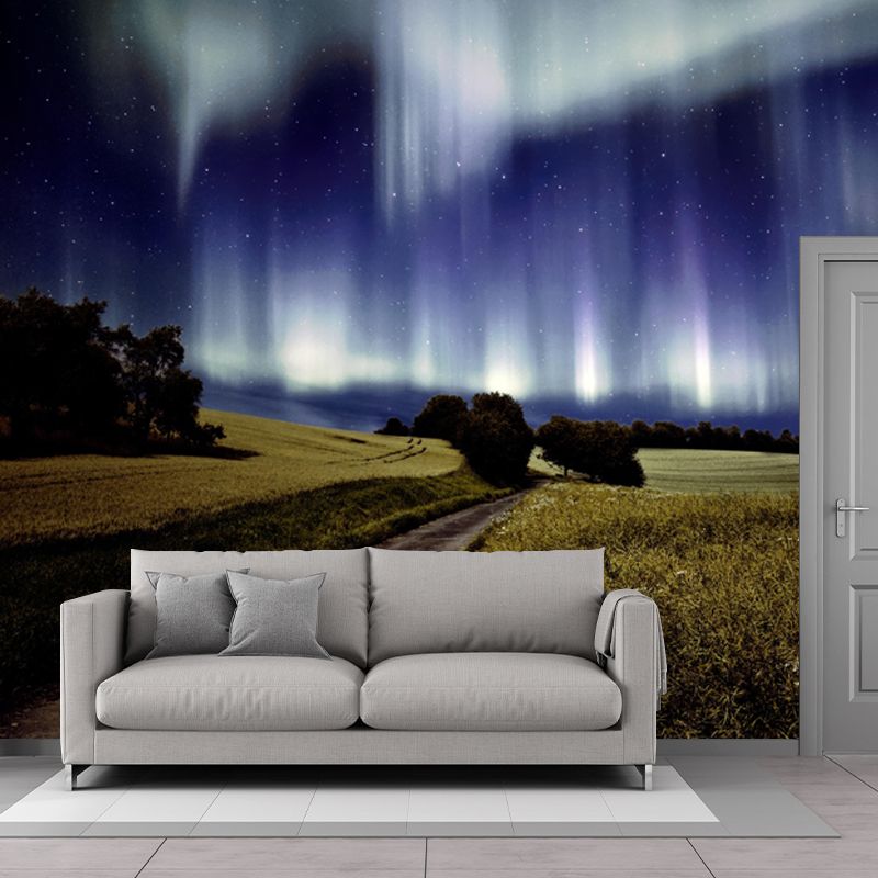 Customized Aurora Mural Environment Friendly for Sleeping Room Bedroom