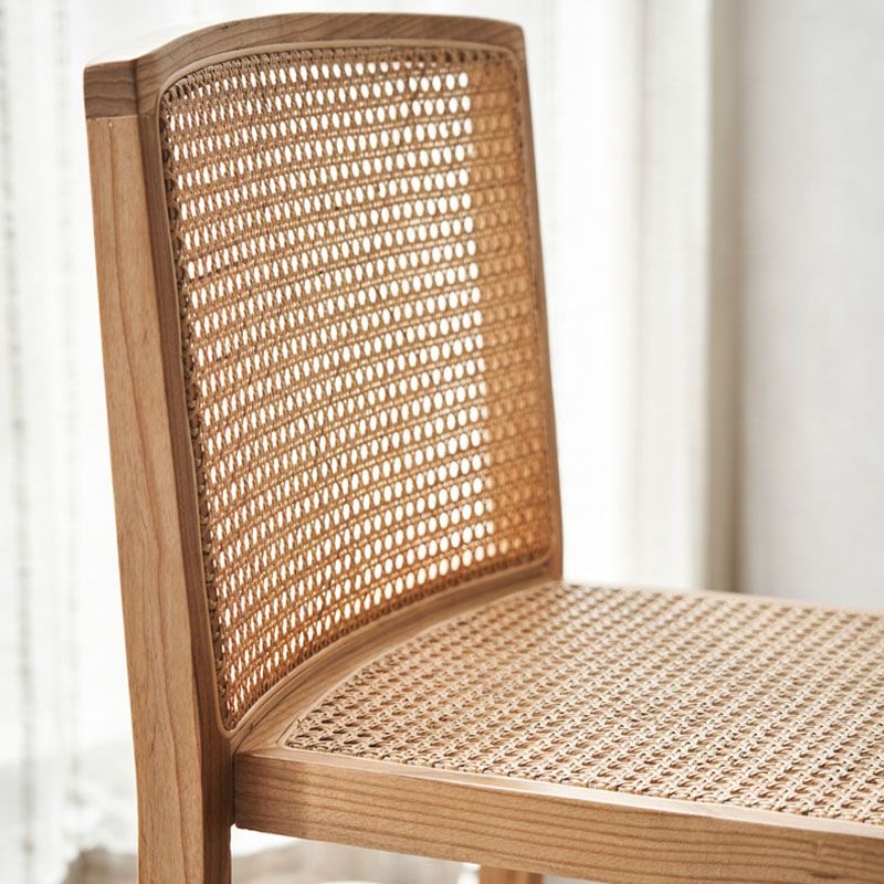 Sillas de comedor de estilo tradicional Sillas de comedor sin brazos de cocina con patas de madera