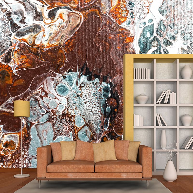 Abstraktes Wandgemälde in hellen Farben, umweltfreundlich, dekorative Tapete, Wanddekoration