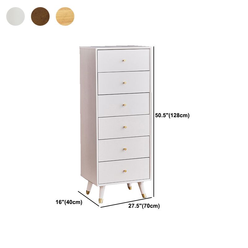 Modern Wood Cabinet Straight Legs Knobs Side Cabinet with Drawer