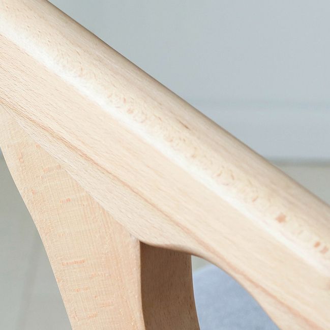 Chaises de salle à manger en bois contemporaines, fauteuil latéral à dossier ouvert, pour usage domestique