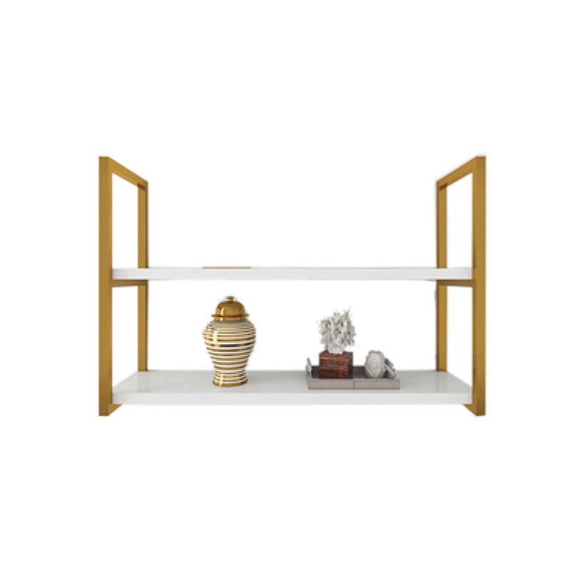 Rectangle Wooden Shelf Bookcase Wall Mounted Industrial Home Office Bookshelf