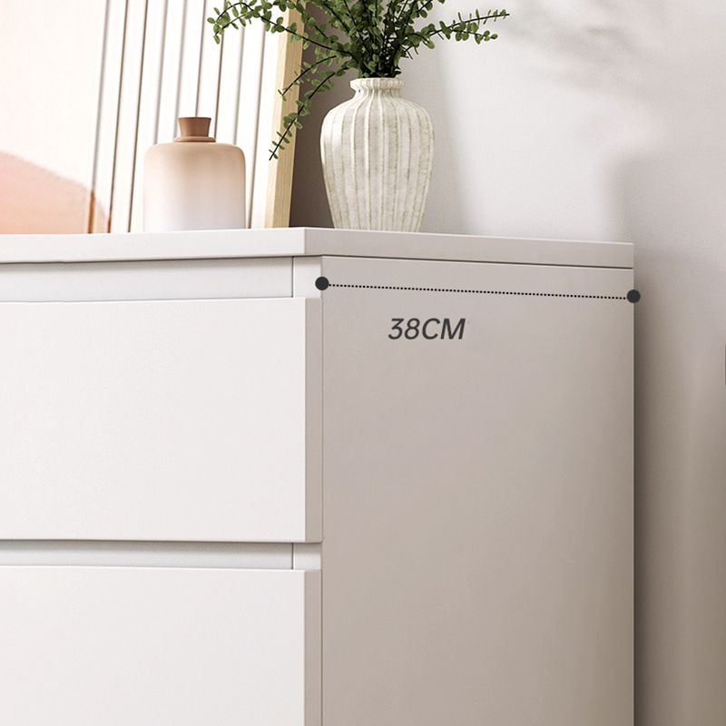 Contemporary Style Wood Accent Chest Side Cabinet with Drawers
