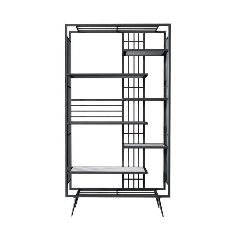 Glam Metal Bookshelf Etagere Shelf Bookcase for Study Room 70.9" H X 11.8" W
