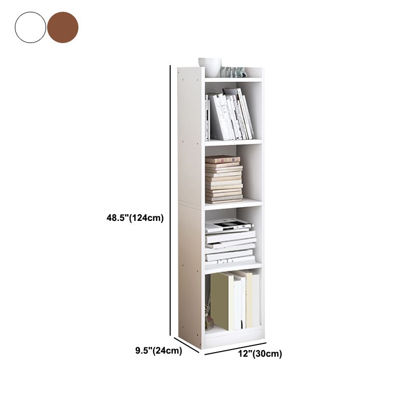 Engineer Wooden Bookcase Modern Home Living Room Corner Bookshelf