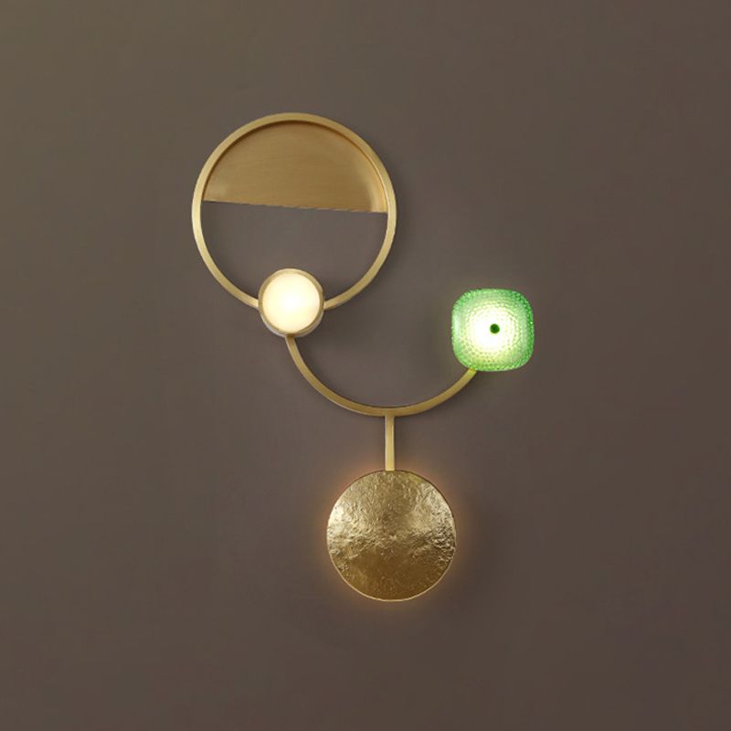 Multi -Lichter runde Wandmontageleuchte moderne Metall Wandleuchte Metall Wandleuchte