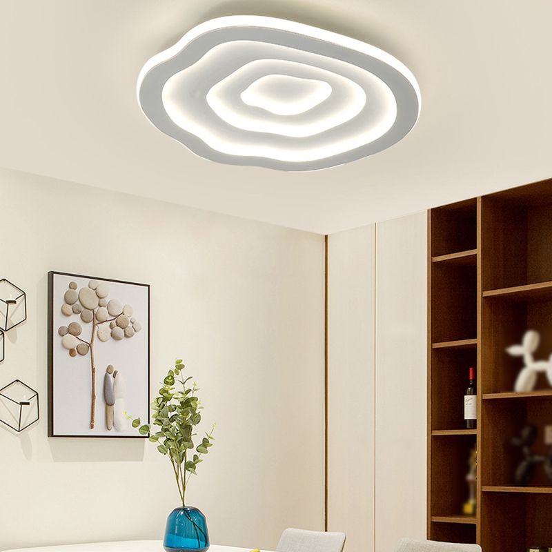 Geometric LED Flush Mount Modern Creative Style  Metal Flush Ceiling Light for Living Room