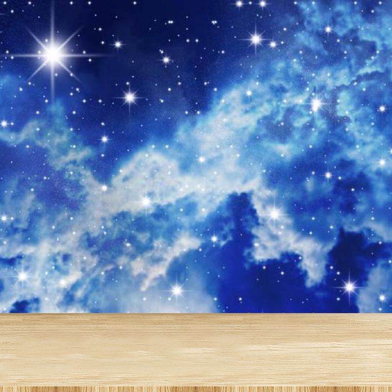 Whole Changeable Sky Scene Mural Wallpaper for Wall Decor Modern Girls Bedroom Wall Art