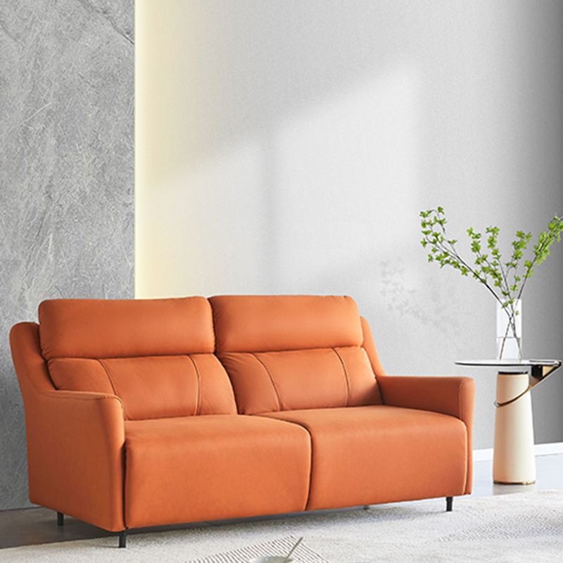 Scandinavian Sleeper Sofa Faux Leather Futon Sleeper Sofa Bed