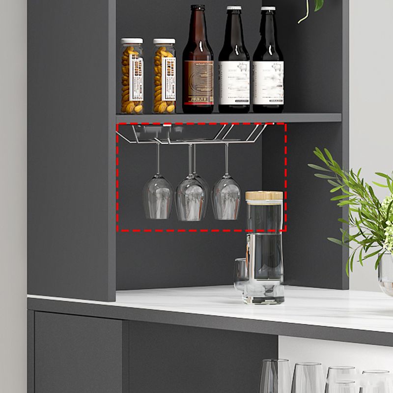 Modern Style Stone Rectangle Bistro Bar Desk Table for Living Room