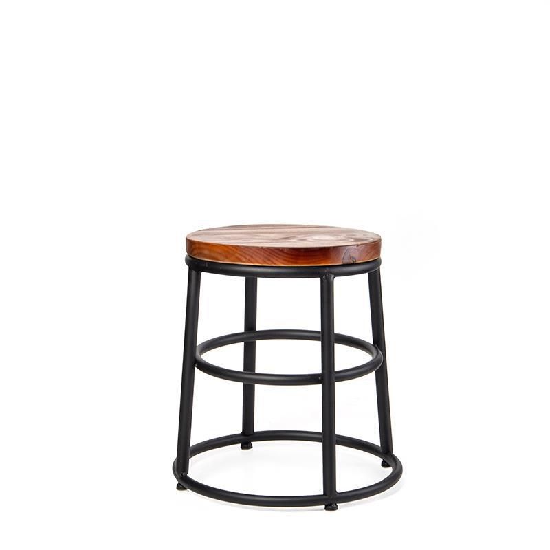 Contemporary Wood Counter Stools Metal Bar Stools for Home Use