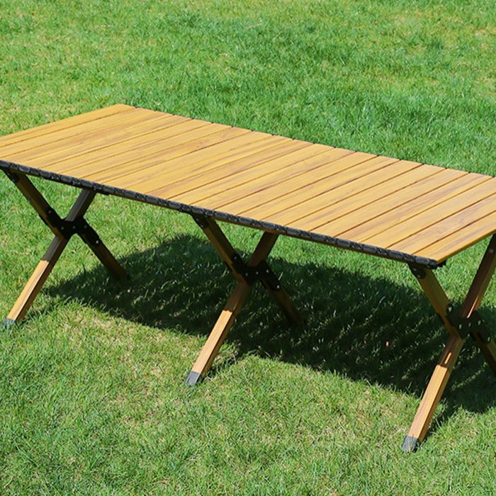 Modern Brown Picnic Table Set 1/3/5 Pcs Fold and Store Picnic Set