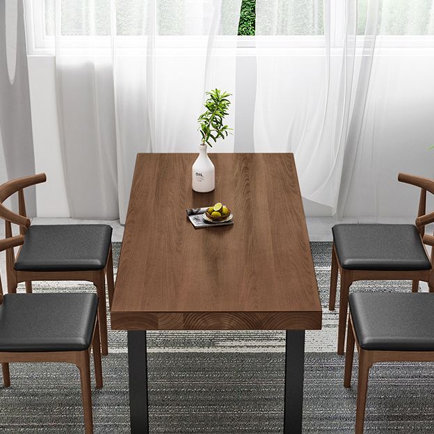 Modern 1/2/5 Pieces Dining Set Solid Wood Dining Table Set for Dining Areas