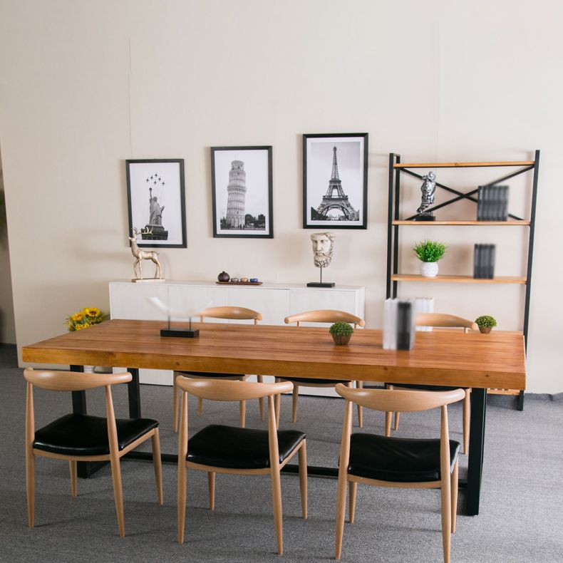 Industrieholz Esszimmer Set 1