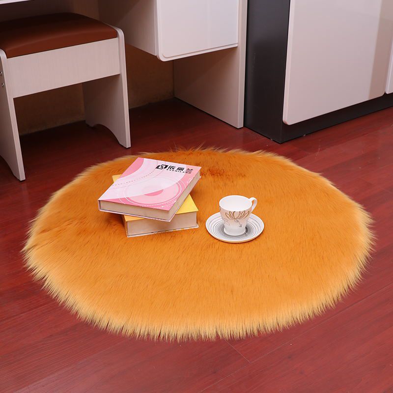 Chapage de couleur de couleur unis en peluche moderne blanc