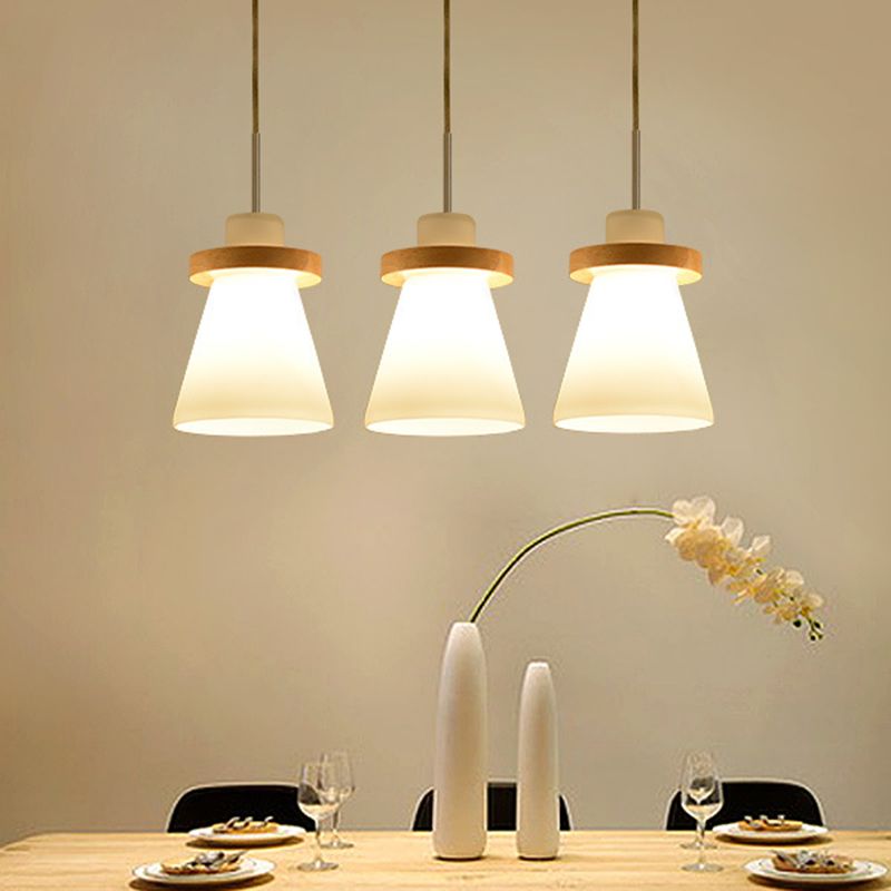 Holz geometrische hängende Licht moderne einfache hängende Licht für das Restaurant