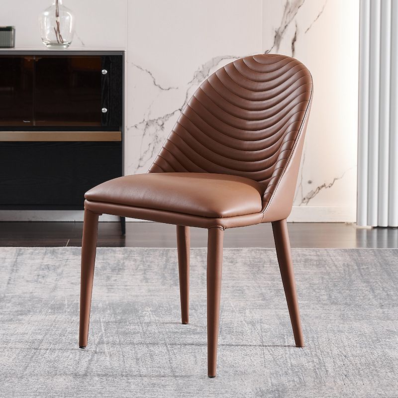 Parsons Dining Room Chair Upholstered Armless Dining Chairs for Home