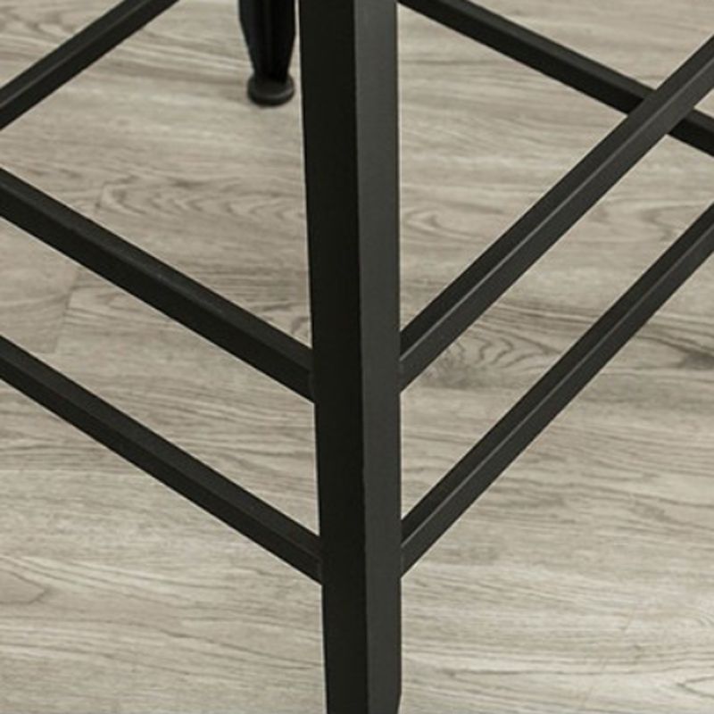 Industrial 1/2/9 Pieces Solid Wood Bar Table Set Rectangular Counter Set for Home Use