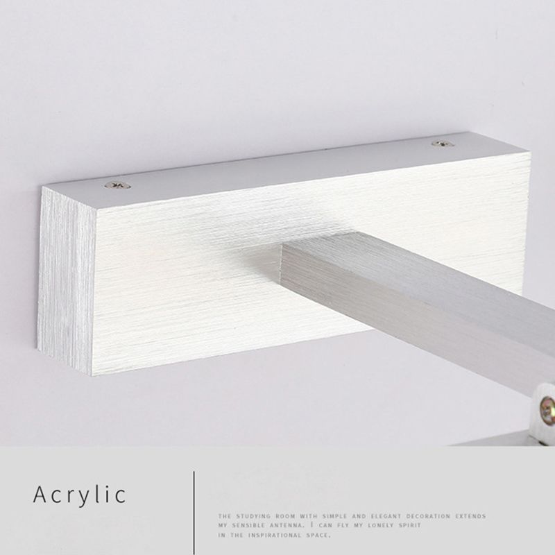 Linear Vanity Lighting Fixtures Modern Minimalist Style Plastic Vanity Lights