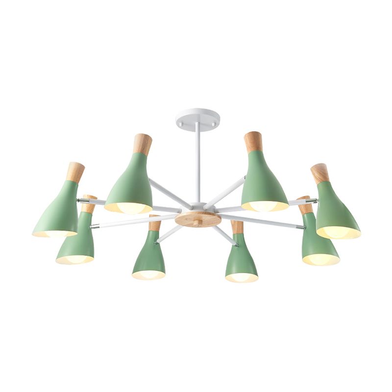 Glockenform Kronleuchter Leuchten zeitgenössische Metallleuchterbeleuchtungsleuchten