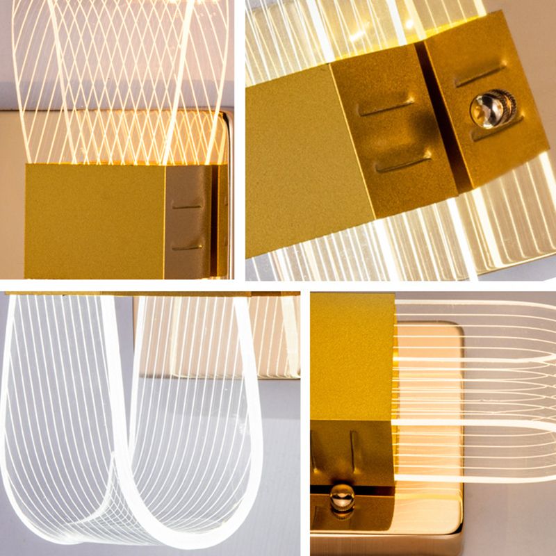 LED Indoor Decoration Sconce Light Ambient Lighting Wall Lamp with Acrylic Shade