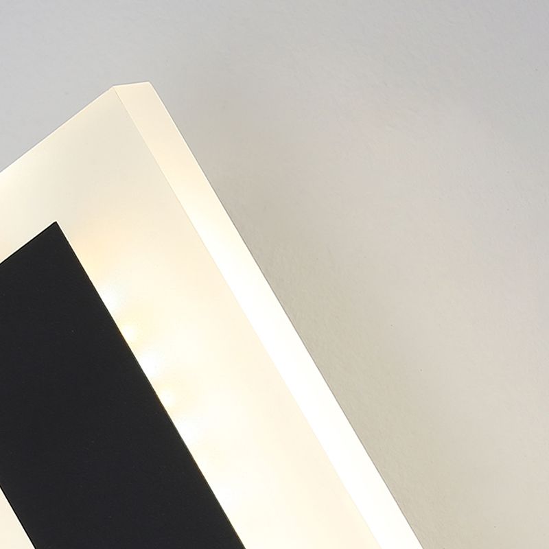 Linea a forma di linea a led lampada con applione murale moderna a striscia lunga a parete lampada per interno