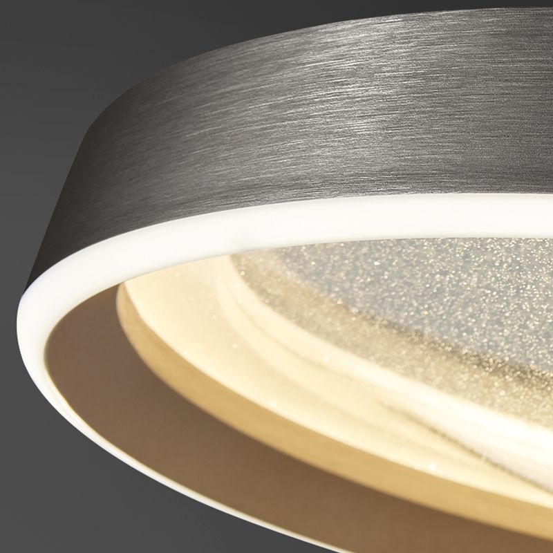 LED Modern Metal Flush Mount Circle Shape Ceiling Light with Acrylic Shade for Passage