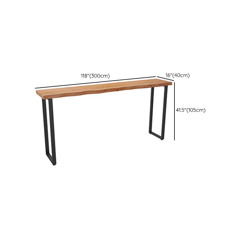 Contemporary Bar Table Set 1/2/4 Pieces Solid Wood Pub Table Set for Indoor