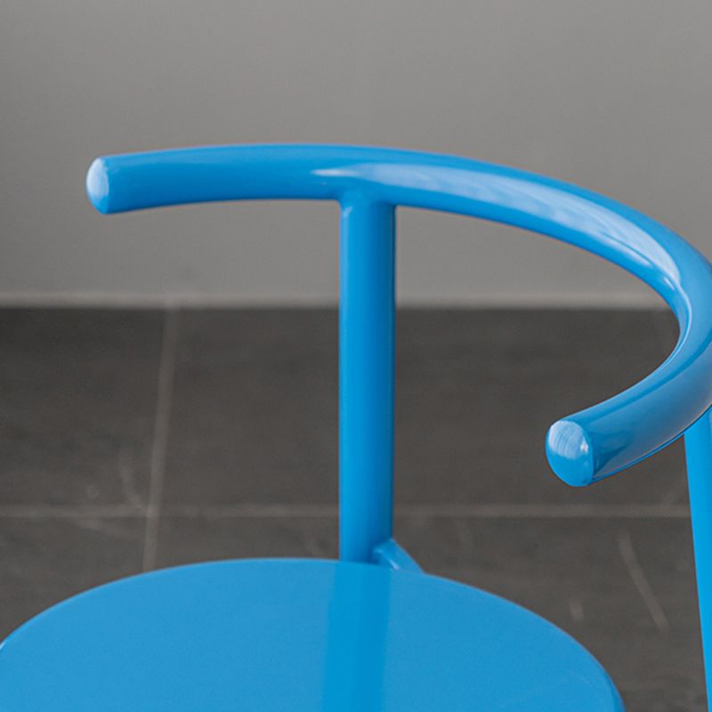Sillas contemporáneas que cenan las sillas laterales abiertas sin brazos con las piernas del metal para la cocina