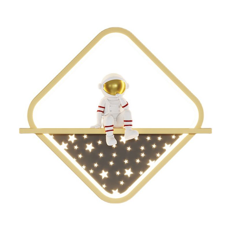 Cartoon LED Wall Mount Light Children Wall Light with Acrylic Shade for Bedroom