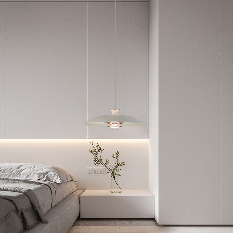 Vliegende schotel metaal Hangend Licht Licht Nordisch modern 1 lichthangende lamp voor woonkamer