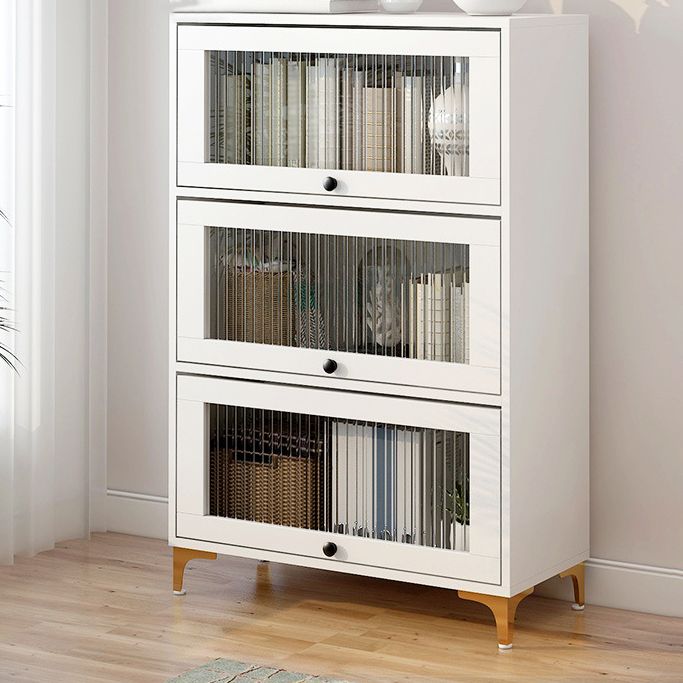 Scandinavian 11.8" Wide Standard Bookcase Manufactured Wood Bookshelf