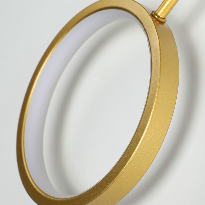 Modern Unique Shape Wall Mount Light Fixture 2 Light Wall Light Sconce in Gold