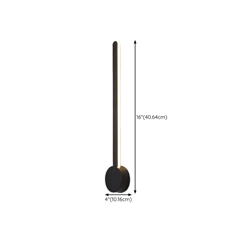 Nordic Style Iron Wall Lighting Fixtures Ellipse Shape Sconce Lights for Living Room