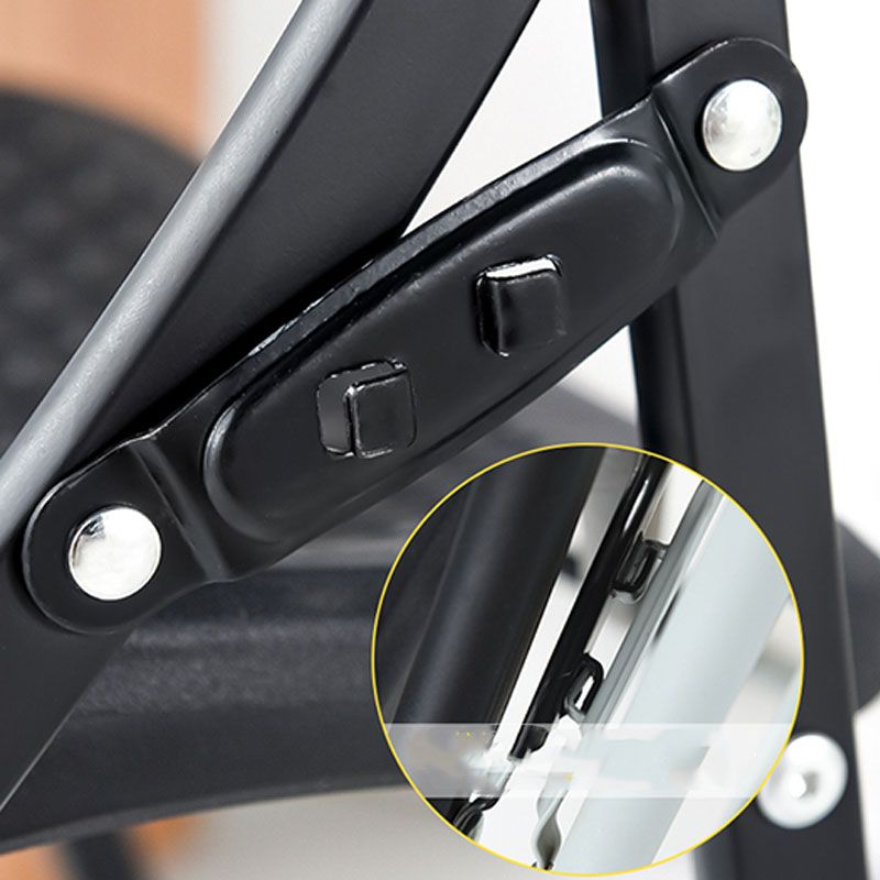 Plastic Modern Office Chair Armless Upholstered Conference Chair